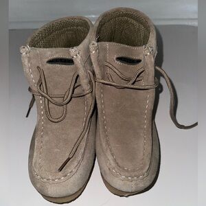Roper New Tan Suede Gum Sole Desert Chukka Shoes women’s 6.5